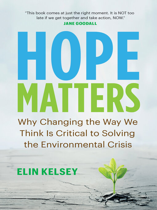 Title details for Hope Matters by Elin Kelsey - Wait list